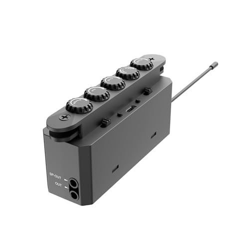 Tonabnehmer für Akustikgitarren Drahtloser Tonabnehmer für Akustikgitarren magnetisch plus Mikrofon Dual-Delay-Chorus-Effekt Tonabnehmer für Akustikgitarren Drahtloser Tonabnehmer für Akustikgitarren magnetisch plus Mikrofon Dual-Delay-Chorus-Effekt von ZXFJYUIP