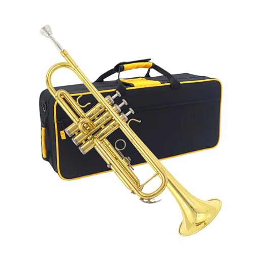 Trompete B-Trompete Instrument Messing Anfänger professionelle Leistung Trompete B-Trompete Instrument Messing Anfänger professionelle Leistung von ZXFJYUIP
