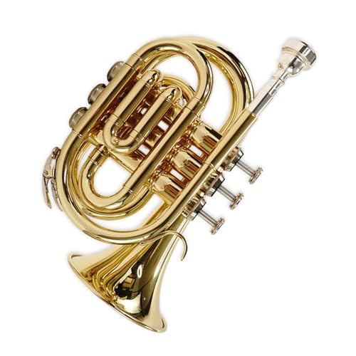 Trompete Mini-Trompete in B-Dur Musikinstrument für professionelle Darbietungen von ZXFJYUIP