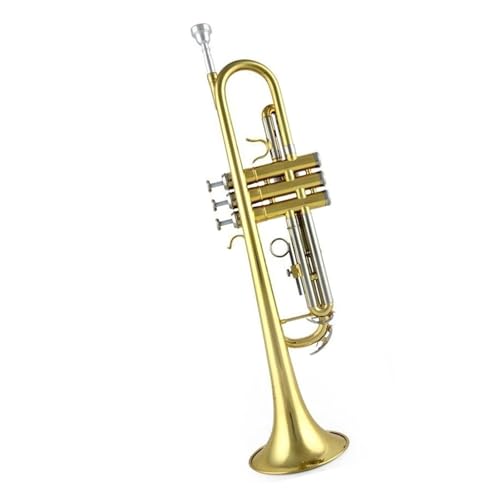 Trompete Standard-B-Trompete aus weißem Kupfer professionelles Musikinstrument von ZXFJYUIP