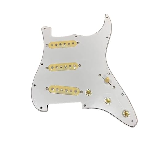 Vorverdrahtetes Schlagbrett Set SSS Gitarren-Tonabnehmer Multischalter Professionelles Zubehör Vorverdrahtetes Schlagbrett Set SSS Gitarren-Tonabnehmer Multischalter Professionelles Zubehör von ZXFJYUIP