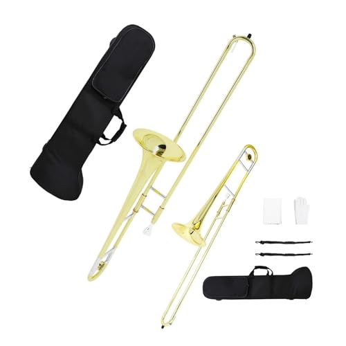 ZXFJYUIP Posaune Altposaune Bb Blechblasinstrumentenset für Erwachsene Anfänger ZXFJYUIP Posaune Altposaune Bb Blechblasinstrumentenset für Erwachsene Anfänger von ZXFJYUIP