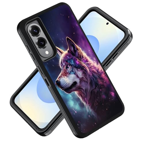 ZXHSBROK Schutzhülle für Samsung Galaxy S25 Edge 5G 6,7 Zoll 2025, Militärqualität, strapazierfähig, 3-lagig, stoßfest, Fallschutzhülle, Galaxy Nebula Wolf ZXHSBROK Schutzhülle für Samsung Galaxy S25 Edge 5G 6,7 Zoll 2025, Militärqualität, strapazierfähig, 3-lagig, stoßfest, Fallschutzhülle, Galaxy Nebula Wolf von ZXHSBROK