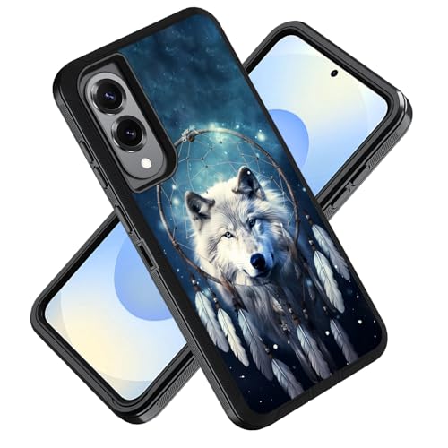 ZXHSBROK Schutzhülle für Samsung Galaxy S25 Edge 5G 6,7 Zoll 2025, Militärqualität, strapazierfähig, 3-lagig, stoßfest, Fallschutzhülle, Traumfänger, Wolf ZXHSBROK Schutzhülle für Samsung Galaxy S25 Edge 5G 6,7 Zoll 2025, Militärqualität, strapazierfähig, 3-lagig, stoßfest, Fallschutzhülle, Traumfänger, Wolf von ZXHSBROK