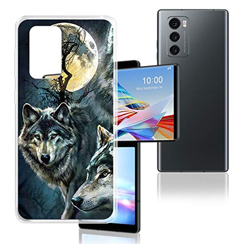 ZXLZKQ Hülle Schale für LG Wing 5G (6.8 Zoll), Hülle Silikon Case Transparent TPU Cover Bumper Schutzhülle Anti-Kratzen Protective Schale für LG Wing 5G - WMA29 von ZXLZKQ