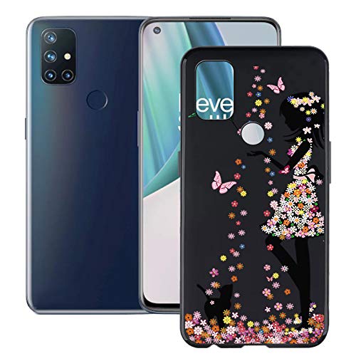 ZXLZKQ Hülle Schale für OnePlus Nord N10 5G (6.49 Zoll), Hülle Silikon Case Schwarz TPU Cover Bumper Schutzhülle Anti-Kratzen Protective Schale für OnePlus Nord N10 5G - WM49 von ZXLZKQ