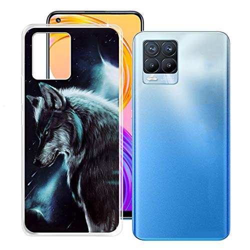 ZXLZKQ Hülle Schale für Realme 8 RMX3085 (6.40 Zoll), Hülle Silikon Case Transparent TPU Cover Bumper Schutzhülle Anti-Kratzen Protective Schale für Realme 8 RMX3085 - WMA16 von ZXLZKQ