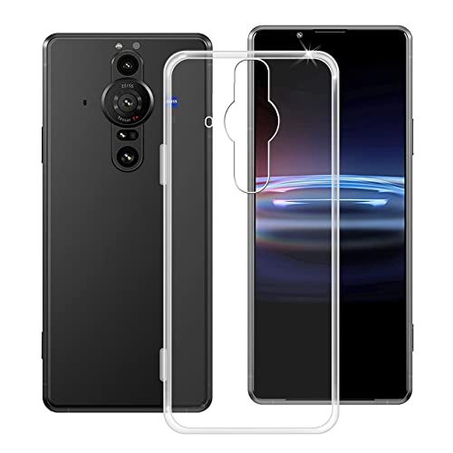 ZXLZKQ Hülle Schale für Sony Xperia Pro-I (6.50 Zoll), Transparente rutschfeste Weichem Silikon Schutzhülle Case, Anti-Kratzen TPU Bumper Handyhülle Cover für Sony Xperia Pro-I - Clear von ZXLZKQ
