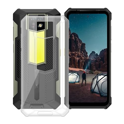 ZXLZKQ Hülle für Ulefone Armor 24 (6.78 Zoll) Stoßfest Anti-Kratzer Transparent Handyhülle Case, Ultradünne Flexible Silikon TPU Bumper Schutzhülle Cover für Ulefone Armor 24 - Transparent von ZXLZKQ