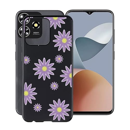 ZXLZKQ Schwarz Stoßfest Hülle für ZTE Blade V50 Smart (6.6 Zoll), Ultradünne Anti-Kratzen Handyhülle Cover Weiches Silikon Schutzhülle Tasche für ZTE Blade V50 Smart - XT41 von ZXLZKQ
