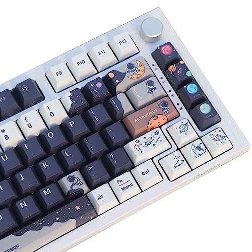 MICYFA PBT-Tastenkappen, 143 Tasten, Tastenkappen, Farbstoff-Sublimation, PBT-Tastenkappen-Set, Cherry Gateron MX Switches, mechanische Tastatur von ZXMICYFA