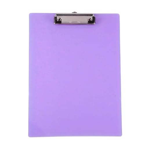 Klemmbretter 4 stücke A5 Zwischenablage Ordner Schreibblock Halter Memo Clip Bord Datei Clip Schreiben Klemmen Kinder Nette Schreibwaren Büro Schule liefert Für die Ablage von Dokumenten(Purple) von ZYAYNG