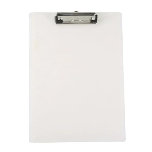 Klemmbretter 4 stücke A5 Zwischenablage Ordner Schreibblock Halter Memo Clip Bord Datei Clip Schreiben Klemmen Kinder Nette Schreibwaren Büro Schule liefert Für die Ablage von Dokumenten(White) von ZYAYNG