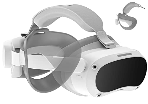 ZYBER Aktualisiertes Kopfband für PICO 4 VR Zubehör, Breiteres und dickeres Design Verstellbares Headset Kompatibel mit Pico4 von ZYBER