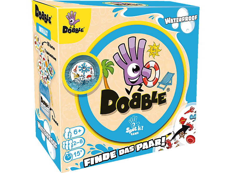 ZYGOMATIC Dobble Waterproof Kartenspiel Mehrfarbig ZYGOMATIC Dobble Waterproof Kartenspiel Mehrfarbig von ZYGOMATIC