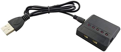 ZYGY 1pcs 5 in 1 Akku-Ladegerät für A20 A20W Quad-Rotor-Drohne Batterie von ZYGY