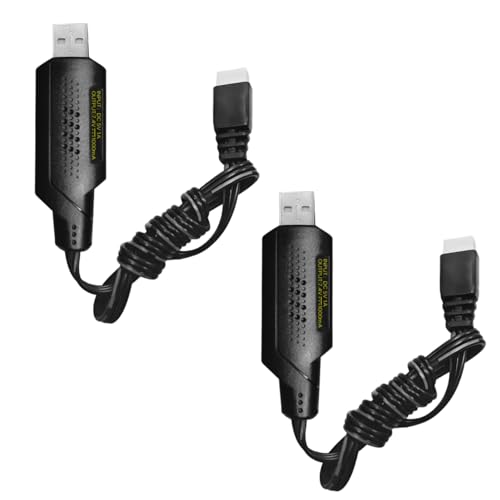 ZYGY 2PCS 2S 7.4V 1A USB-Ladekabel für die Fernbedienung von 7.4V 2S Lipo Batterien mit XH-3P Anschlüssen für Autos, Fernschiffe, Drohnen, Luftwaffen und Fernbedienung Spielzeug ZYGY 2PCS 2S 7.4V 1A USB-Ladekabel für die Fernbedienung von 7.4V 2S Lipo Batterien mit XH-3P Anschlüssen für Autos, Fernschiffe, Drohnen, Luftwaffen und Fernbedienung Spielzeug von ZYGY