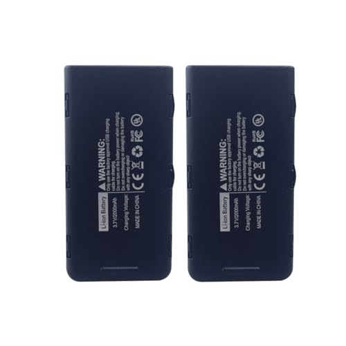ZYGY 2PCS 3.7V 2000mAh Lipo Akku für S116 Luftquadcopter faltende Fernbedienung Drohne Batterie （schwarz） von ZYGY