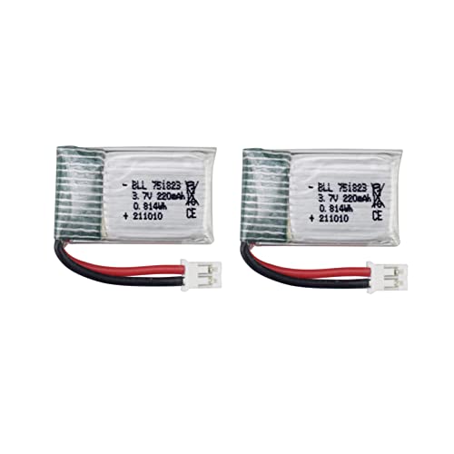 ZYGY 2PCS 3.7V 220mAh Lithium Batterie für E010 GoolRC T36 NINHUI NH010 F36 H36 HS210 SANROCK GD65A ATOYX AT-66 RC Drohne ZYGY 2PCS 3.7V 220mAh Lithium Batterie für E010 GoolRC T36 NINHUI NH010 F36 H36 HS210 SANROCK GD65A ATOYX AT-66 RC Drohne von ZYGY