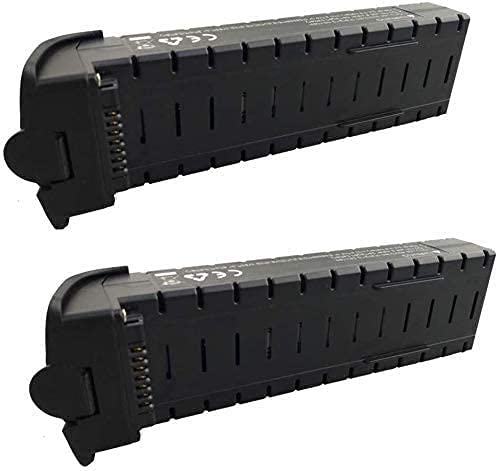 ZYGY 2pcs 7.4V 2800mAh Lithium Batterie für HS700 Fernbedienung Drohne Schwarz von ZYGY