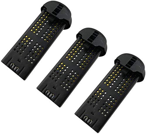 ZYGY 3pcs 3.7V 400mah Schwarz Lithium Akku für SYMA X22 X22W Fernbedienung Drohne von ZYGY