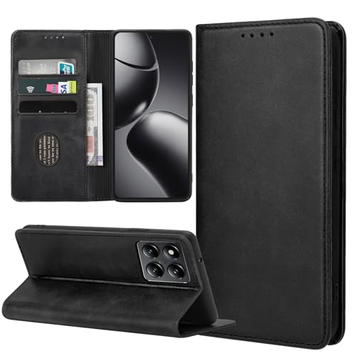ZYIMOU Handyhülle für Xiaomi 14T Hülle, Leder Schutzhülle Standfunktion Kartenfach Wallet Klapphülle Xiaomi 14T Flip Case Cover, Schwarz ZYIMOU Handyhülle für Xiaomi 14T Hülle, Leder Schutzhülle Standfunktion Kartenfach Wallet Klapphülle Xiaomi 14T Flip Case Cover, Schwarz von ZYIMOU