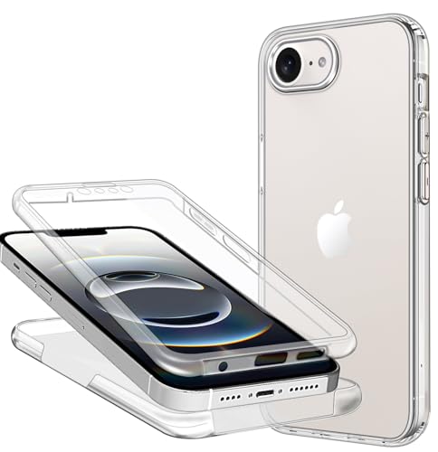 ZYIMOU Hülle für iPhone 16e Handyhülle, Transparent Durchsichtige Case 360 Grad Full Schutz Silikon Dünn Cover Case ZYIMOU Hülle für iPhone 16e Handyhülle, Transparent Durchsichtige Case 360 Grad Full Schutz Silikon Dünn Cover Case von ZYIMOU