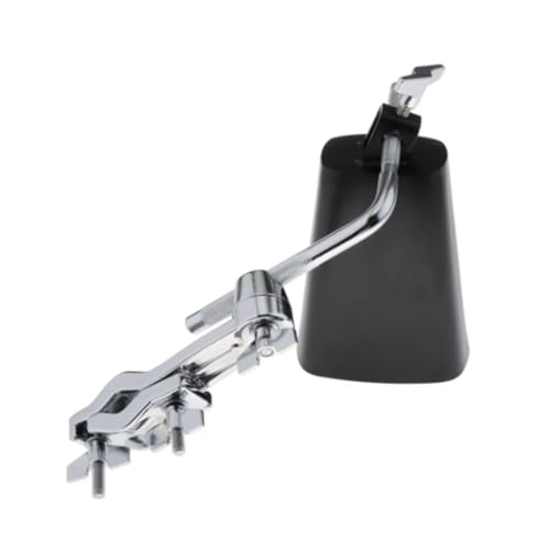 Drum Clamp Metal Cowbell Holder With Cowbell Adjustable Cowbell MountIng Bracket Clamp Percussion Instrument Accessories von ZYKEJJDDAK