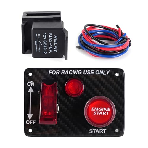 Multifunktions LED Toggle Schalter Zündstarterplatte Mit Druckknopf Für Die Anpassung Der LKW Multifunktions LED Toggle Schalter Zündstarterplatte Mit Druckknopf Für Die Anpassung Der LKW von ZYKEJJDDAK