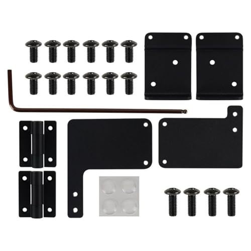 Präzises 270°-Scharnier-Set, Fronttür-Glas-Verbesserung für K1C 3D-Drucker, erzielen Sie einen personalisierten Look von ZYKEJJDDAK