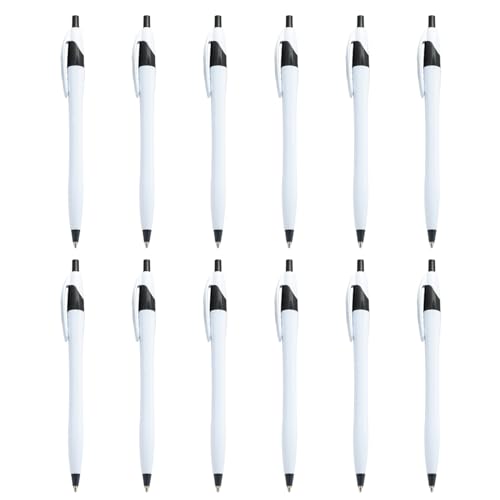 ZYKEJJDDAK 12 Stück Kugelschreiber Büro Signing Pen Retractable Kugelschreiber Nachfüllbar Schreiben Smoohtly Business Pen ZYKEJJDDAK 12 Stück Kugelschreiber Büro Signing Pen Retractable Kugelschreiber Nachfüllbar Schreiben Smoohtly Business Pen von ZYKEJJDDAK