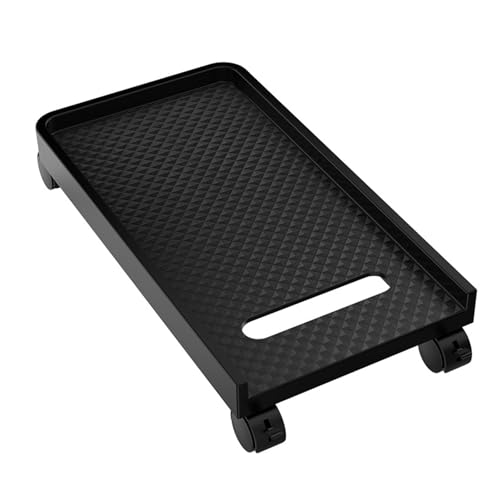 ZYKEJJDDAK Desktop CPU Standwagen Mit Erhöhtem Boden Und Zwei Verriegelungsrollen Für Einfache Mobilität von ZYKEJJDDAK