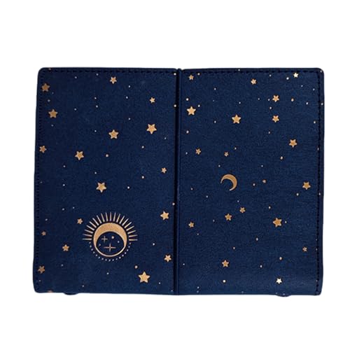 ZYKEJJDDAK Starry Journal Nachfüllbares Notizbuch mit unliniertem Papier, Reise-Skizzenbuch, 6 Ringe, Ordner mit Tasche ZYKEJJDDAK Starry Journal Nachfüllbares Notizbuch mit unliniertem Papier, Reise-Skizzenbuch, 6 Ringe, Ordner mit Tasche von ZYKEJJDDAK