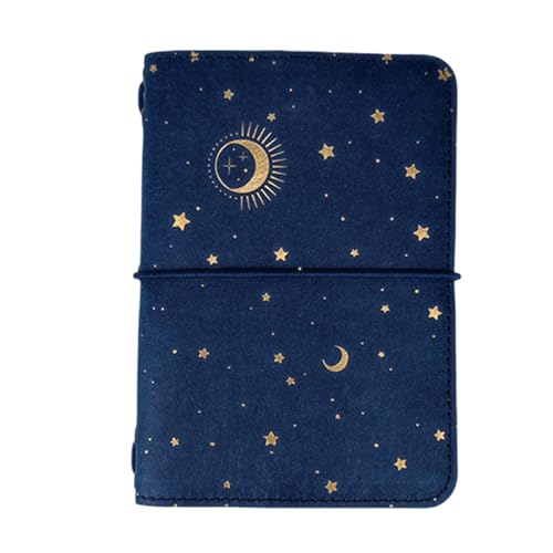 ZYKEJJDDAK Starry Journal Nachfüllbares Notizbuch mit unliniertem Papier, Reise-Skizzenbuch, 6 Ringe, Ordner mit Tasche ZYKEJJDDAK Starry Journal Nachfüllbares Notizbuch mit unliniertem Papier, Reise-Skizzenbuch, 6 Ringe, Ordner mit Tasche von ZYKEJJDDAK