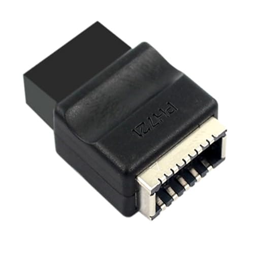 ZYKEJJDDAK USB 2.0 9-poliger auf Typ-Adapter, schnelle Übertragung, Konverter, Adapter, Header für Desktop-Motherboard-Verbesserung von ZYKEJJDDAK