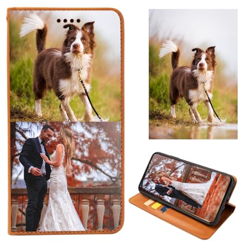 ZYLLER Personalisierte Hülle für Google Pixel 5,Flip Leder Hülle Kartenfach Standfunktion Case,mit Eigenem Foto Bild Text Personalisiert Case,für Pixel 5 Handyhülle ZYLLER Personalisierte Hülle für Google Pixel 5,Flip Leder Hülle Kartenfach Standfunktion Case,mit Eigenem Foto Bild Text Personalisiert Case,für Pixel 5 Handyhülle von ZYLLER