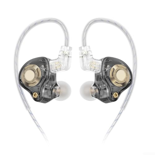 ZYNCUE Ergonomische Kopfhörer mit 11 mm dynamischem Treiber und Geräuschunterdrückungstechnologie für komfortable Nutzung (Schwarz) von ZYNCUE