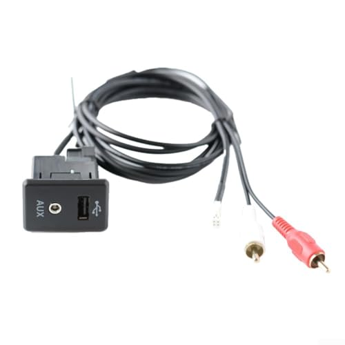 ZYNCUE Für Nissan AUX Stereo Adapter 280234BA0B für 2013 2019 370Z Altima Frontier Rogue Xterra mit 4-poligem Audiokabel ZYNCUE Für Nissan AUX Stereo Adapter 280234BA0B für 2013 2019 370Z Altima Frontier Rogue Xterra mit 4-poligem Audiokabel von ZYNCUE