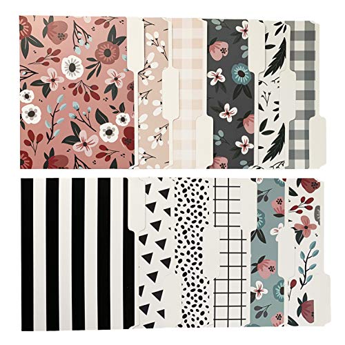 Zynshe Niedliche Aktenmappen, Set mit 24 Stück, 3 Register, Briefgröße, dekorative Aktenordner, Boho, farbige Manila-Mappen, 21,6 x 28,9 cm – hübsches Designer, Zuhause, Büro, Schulbedarf (Ruhe) Zynshe Niedliche Aktenmappen, Set mit 24 Stück, 3 Register, Briefgröße, dekorative Aktenordner, Boho, farbige Manila-Mappen, 21,6 x 28,9 cm – hübsches Designer, Zuhause, Büro, Schulbedarf (Ruhe) von ZYNSHE