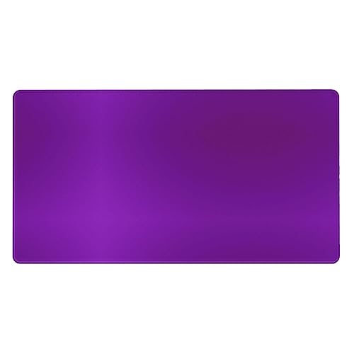 Einfarbiges dunkelviolettes großes Gaming-Mauspad, rutschfeste Gummiunterseite, extra langes Mauspad, wasserabweisendes Tastatur-Pad, Schreibtischunterlage für Gamer, Büro, Zuhause von ZYVIA