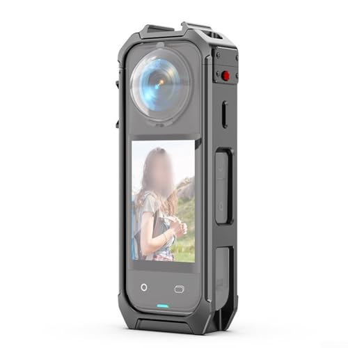 Kamerarahmen-Käfig, Aluminium-Legierung, Blende für Insta360 X5, Schutzrahmen, integrierte Kaltschuh-Halterung, Kamera-Zubehör Kamerarahmen-Käfig, Aluminium-Legierung, Blende für Insta360 X5, Schutzrahmen, integrierte Kaltschuh-Halterung, Kamera-Zubehör von ZYWUOY