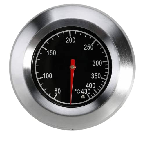 Ofenthermometer Edelstahl, Gasgrill Deckelthermometer Räuchergrill BBQ Thermometer Kugelgrill 60℃ 430℃ von ZYWUOY