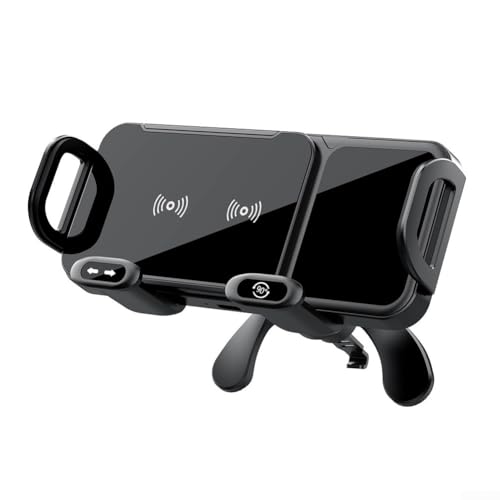 Smartphone & Pad Halter Schnellladung Auto Handyhalterung 2 in 1 Auto Rotierende Auto Ladegerät Halterung, 155x70x80mm von ZYWUOY