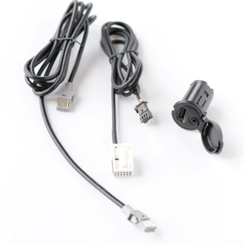 ZYWUOY AUX-Adapter-Audiokabel, Audio-Verlängerungskabel 96656713XT, AUX+USB-Audio-Buchse mit 12-poliger + 4-poliger Schnittstelle, für RD45-Host-Systeme von ZYWUOY