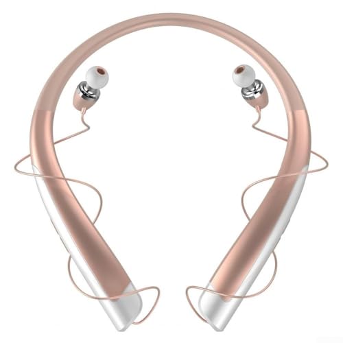 ZYWUOY HBS1100 Kabellose Kopfhörer mit CSR 4 1, ergonomischem Design und IPX4 Wasserbeständigkeit für Komfort (Gold) von ZYWUOY