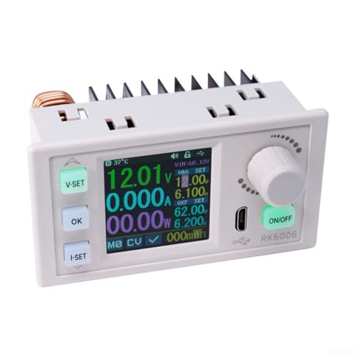 ZYWUOY RK6006 RK6006BT DC geregeltes Netzteil 1 54 Zoll Farb-LCD-Display Einstellbare Helligkeit Spannungsausgang 0 60 00V Stromausgang 0 6 000A (RK6006) von ZYWUOY