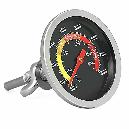 ZYWUOY Räucherthermometer, Edelstahl, Grillthermometer, Ofentemperaturanzeige 10 ~ 400 ℃ für BBQ Smoker Grill von ZYWUOY
