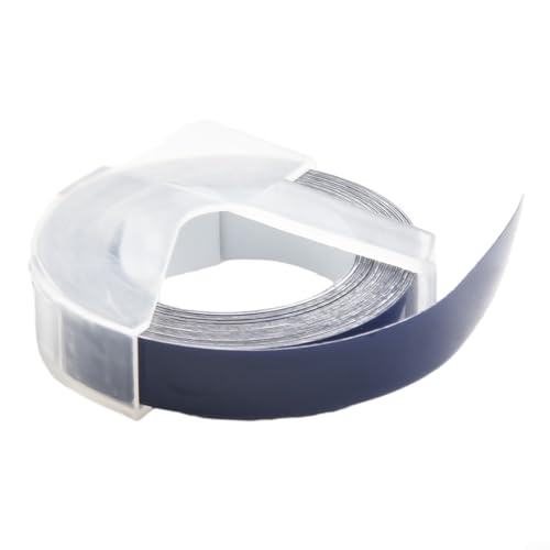 ZYWUOY Verbessern Sie Ihr Beschriftungssystem mit 9 mm 3D-geprägtem Etikettenband, zuverlässig und langlebig (lila-blau) von ZYWUOY