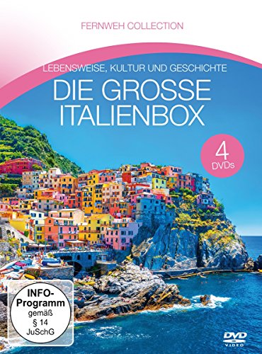 Die große Italienbox - Fernweh Collection [4 DVDs] von ZYX Music GmbH & Co.KG