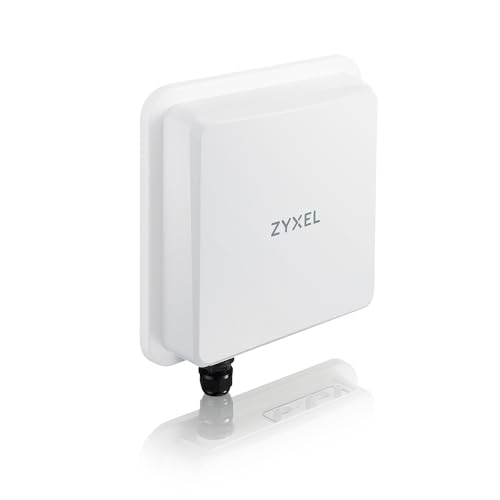 ZYXEL 5G Outdoor-Router mit PoE | 4,67 Gbit/s Datenrate | Nebula Cloud-Management | 9 dBi Langstrecken-Richtantennen | Schutzart IP68 [Nebula FWA710] von ZYXEL